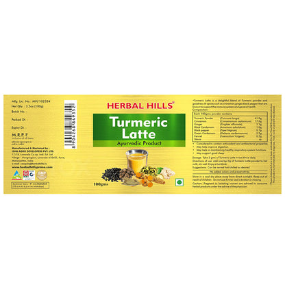 Herbal Hills Turmeric Latte