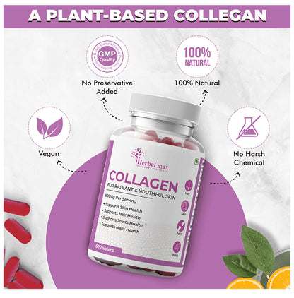 Herbal Max Collagen Tablet for Radiant & Youthful Skin