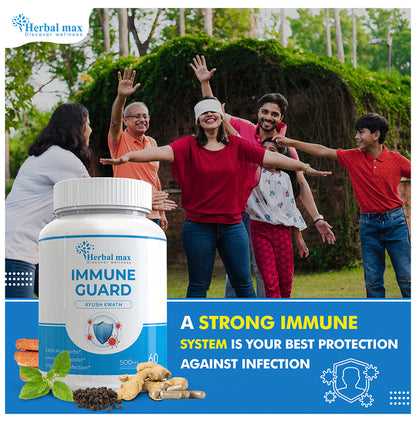 Herbal Max Immune Guard Ayush Kwath Tablet