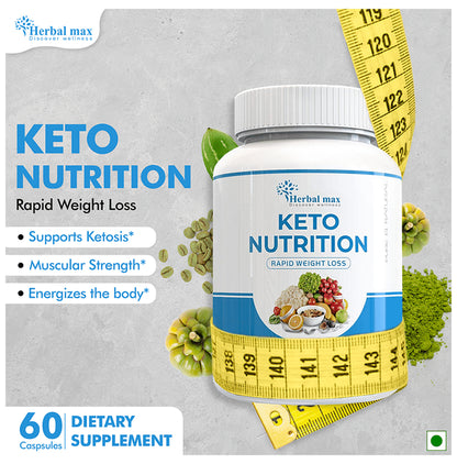 Herbal Max Keto Nutrition Rapid Weight Loss Capsule