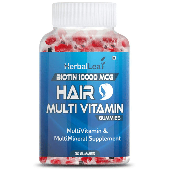 HerbalLeaf Biotin Hair Multi Vitamin Gummy - Classic Derma