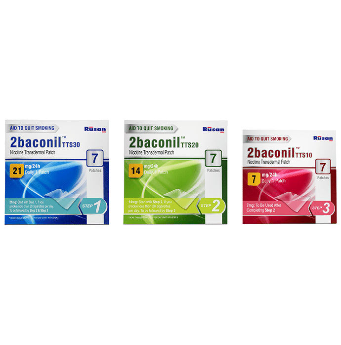 2baconil Patches Therapy for More Than 20 Cigarettes a Day - Classic Derma