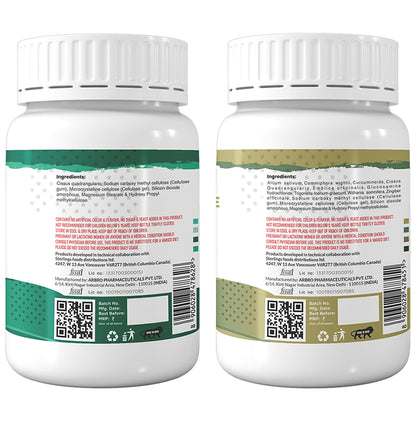 Herbika Combo Pack of Ortho Positive & Hadjod Capsule (60 Each)