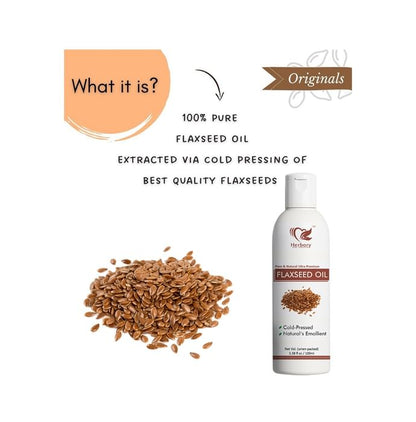 Herbory Pure & Natural Ultra Premium Flaxseed Oil