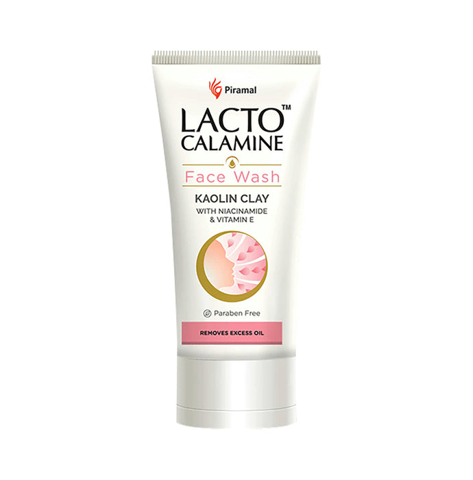 Combo Pack of Piramal Lacto Calamine Face Wash & Lacto Calamine Vitamin C Face Wash (100ml Each) - Classic Derma