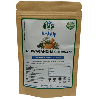 HerbsUp Ashwagandha Churnam - Classic Derma
