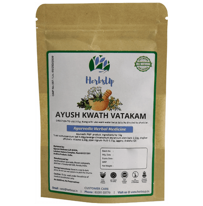 HerbsUp Ayush Kwath Vatakam - Classic Derma