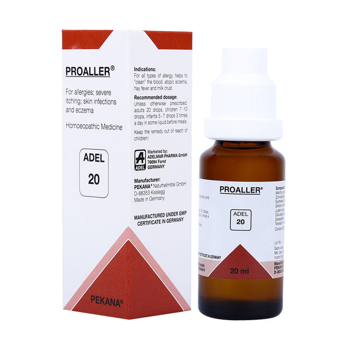 ADEL Anti Allergic Combo Pack of ADEL 20 Proaller Drop 20ml & Kalium Bichromicum Dilution 200 CH 10ml