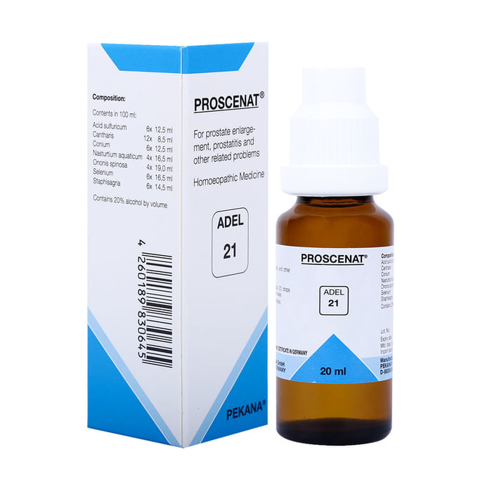 ADEL Men Care Combo Pack of ADEL 21 Proscenat Drop & Sabal Serr. Mother Tincture Q (20ml Each)