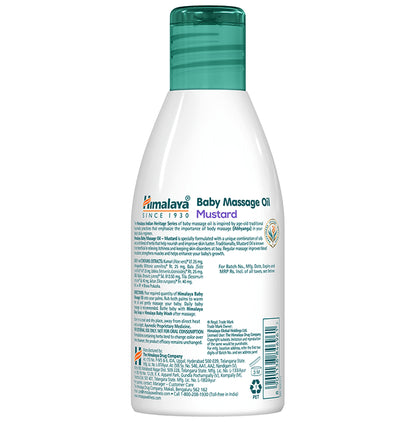 Himalaya Baby Massage Oil Mustard