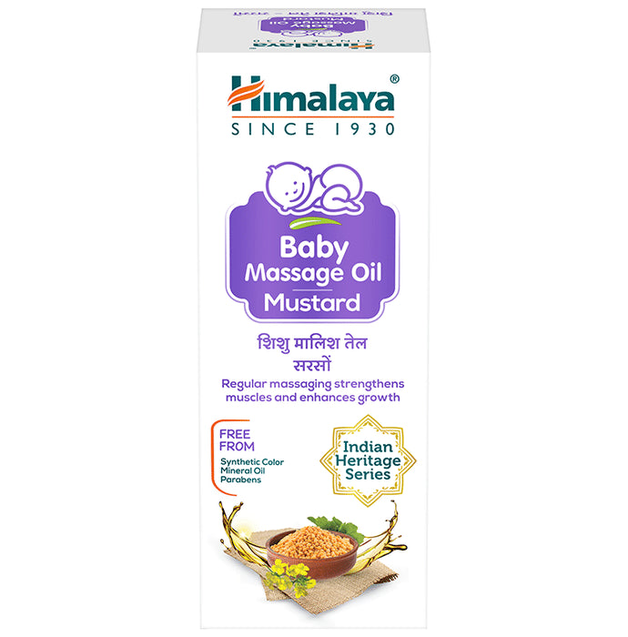 Himalaya Baby Massage Oil Mustard - Classic Derma