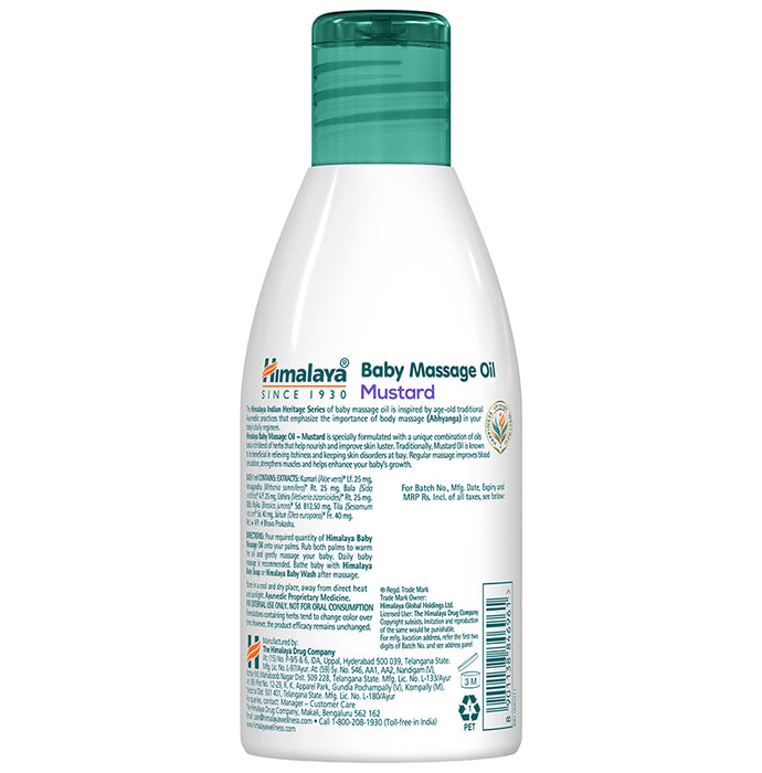 Himalaya Baby Massage Oil Mustard