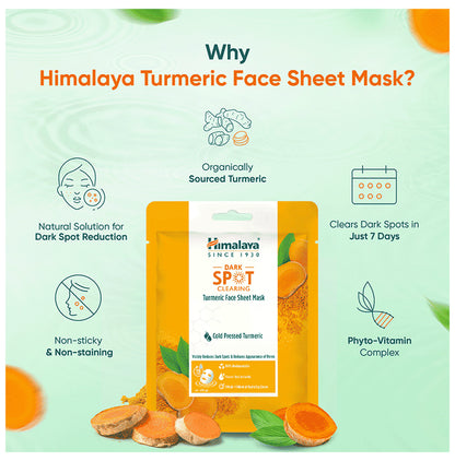 Himalaya Dark Spot Clearing Face Sheet Mask Turmeric