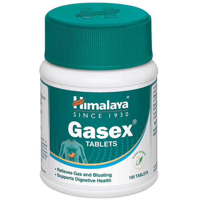 Himalaya Gasex Tablet | For Gas, Bloating, Digestion & Stomach Care - Classic Derma