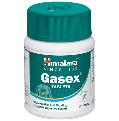 Himalaya Gasex Tablet | For Gas, Bloating, Digestion & Stomach Care - Classic Derma