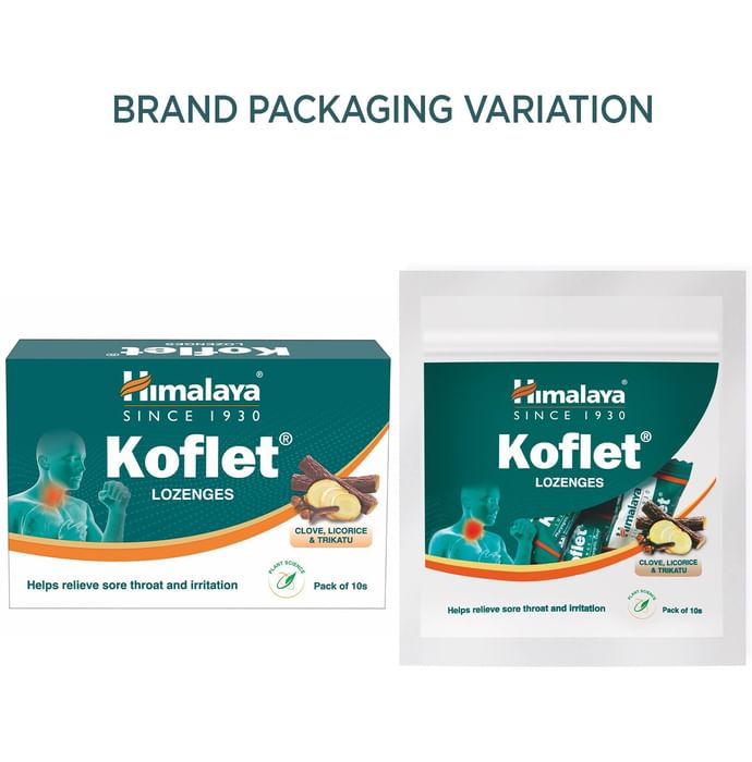 Buy Himalaya Koflet Cough Lozenges| Soothes Sore Throat| Relieves Cough ...