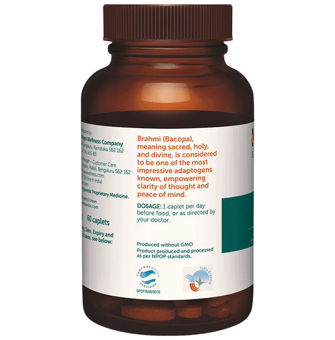 Himalaya Organic Brahmi | Mind Wellness| Improve Alertness | Caplet