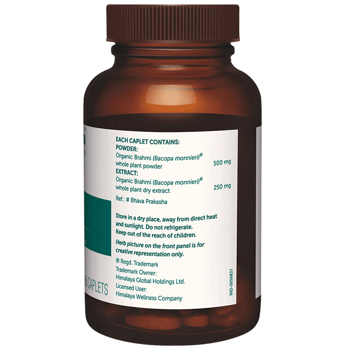 Himalaya Organic Brahmi | Mind Wellness| Improve Alertness | Caplet