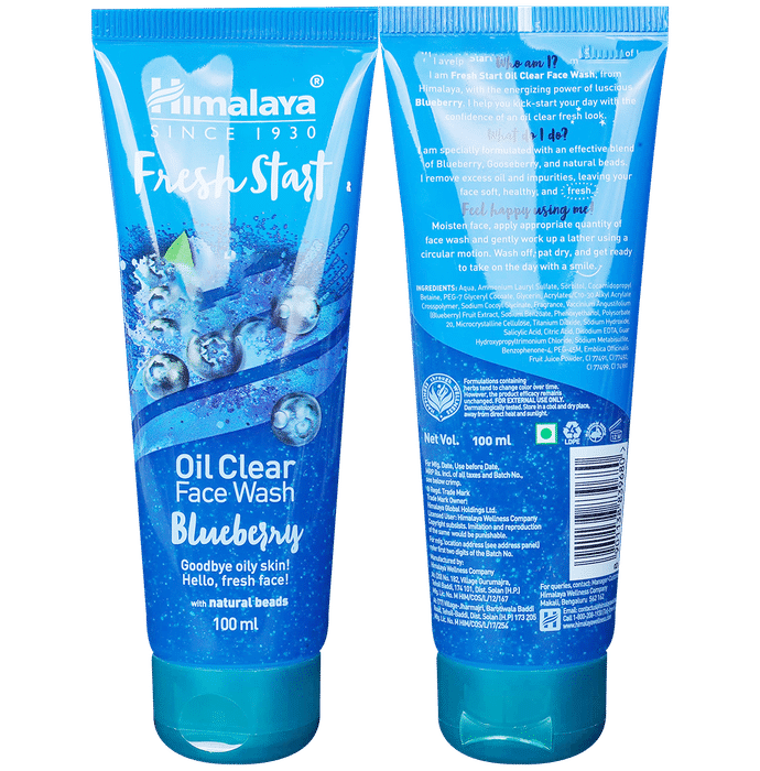 Himalaya Personal Care Fresh Start Oil Clear Blueberry Face Wash - Classic Derma