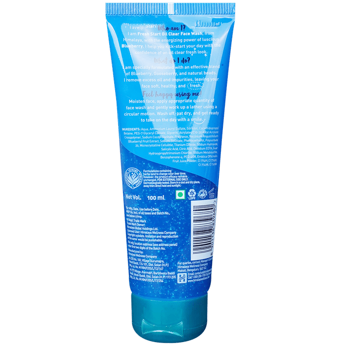 Himalaya Personal Care Fresh Start Oil Clear Blueberry Face Wash
