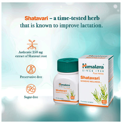Himalaya Pure Herbs Shatavari Tablet (60 Each)