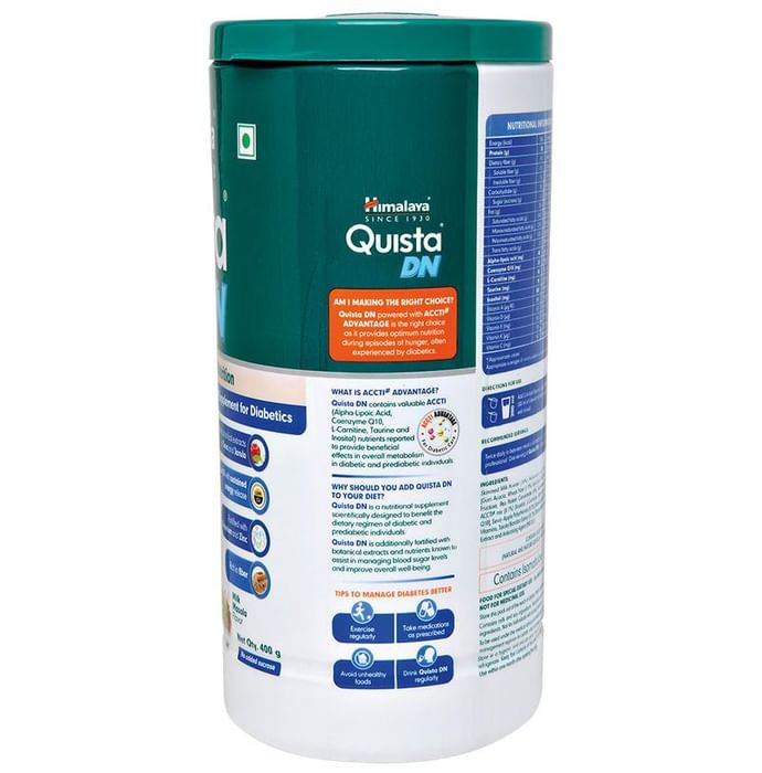 Himalaya Quista DN | Nutritional Supplement for Diabetics | Flavour Powder Milk Masala