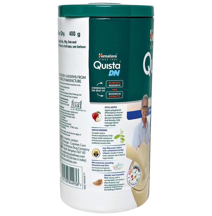 Himalaya Quista DN | Nutritional Supplement for Diabetics | Flavour Powder Milk Masala