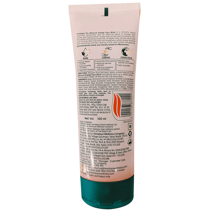 Himalaya Tan Removal Orange Face Wash