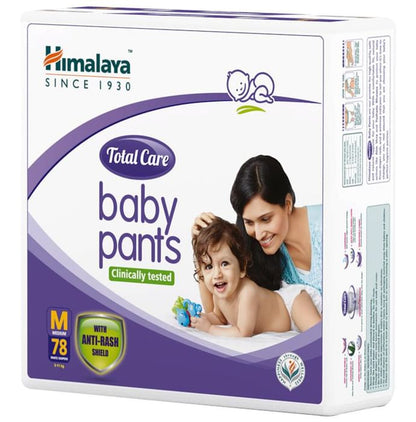 Himalaya Total Care Baby Pants | With Anti-Rash Shield & Wetness Indicator | Size Medium