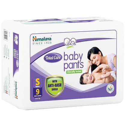 Himalaya Total Care Baby Pants | With Anti-Rash Shield & Wetness Indicator | Size Small
