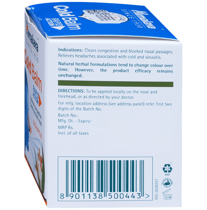 Himalaya Wellness Himalaya Cold Balm| Clears Blocked Nose| Clears Congestion