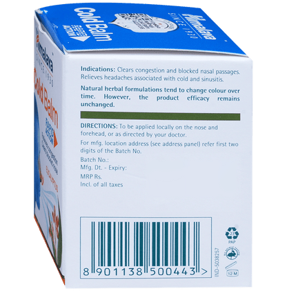 Himalaya Wellness Himalaya Cold Balm| Clears Blocked Nose| Clears Congestion
