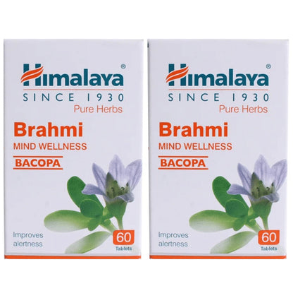 Himalaya Wellness Pure Herbs Brahmi Mind Wellness Tablet (60 Each) - Classic Derma