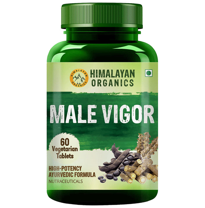 Himalayan Organics Male Vigor Tablet for Energy, Stamina & Increases Blood Flow - Classic Derma
