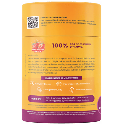 Himalayan Organics Multivitamin Women Gummies with Shatavari Extracts