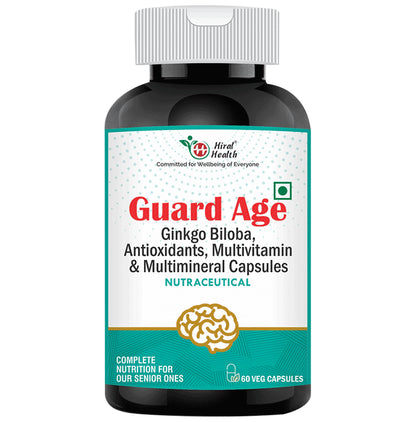Hiral Health Guard Age Veg Capsule - Classic Derma