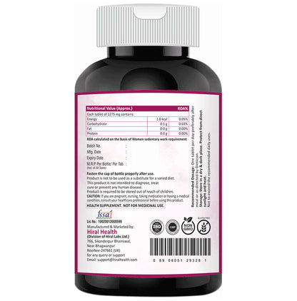 Hiral Health Women Vitamin, Mineral & Antioxidant Tablet (60 Each)