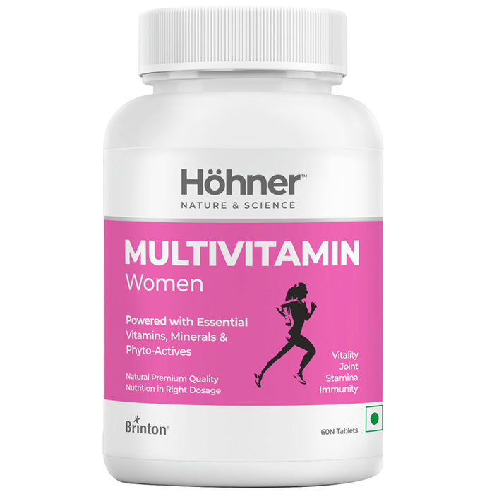 Hohner Multivitamin Women for Vitality, Joint, Stamina & Immunity | Tablet