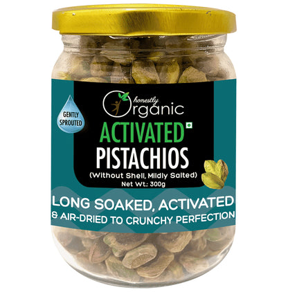 Honestly Organic Activated California Pistachios Mildly Salted - Classic Derma