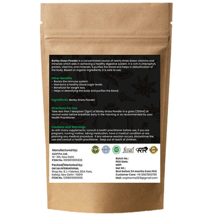 House Of Herbs Barley Grass Juice Powder