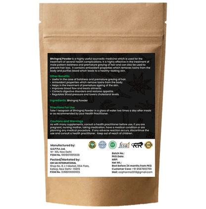 House Of Herbs Bhringraj Powder