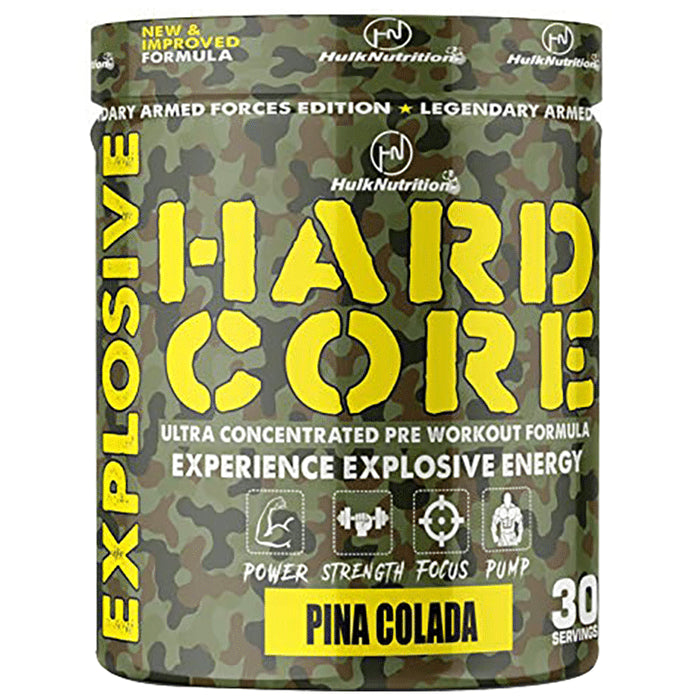 Hulk Nutrition Hard Core Powder Pina Colada - Classic Derma