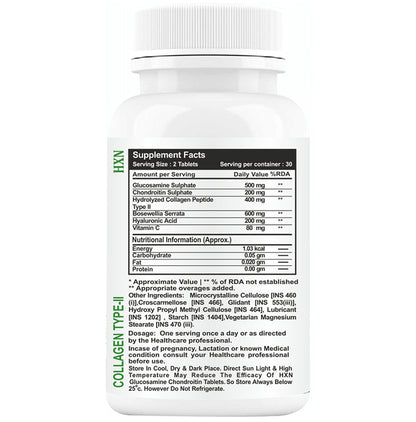 HXN Sugar Free Collagen-II Tablet (60 Each)