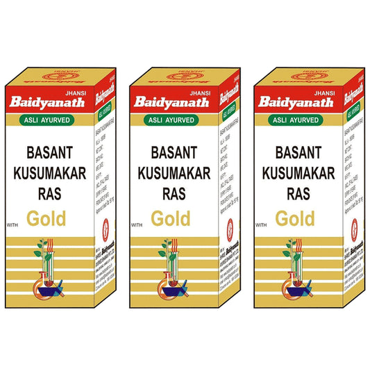 Baidyanath (Jhansi) Basant Kusumakar Ras with Gold - Classic Derma