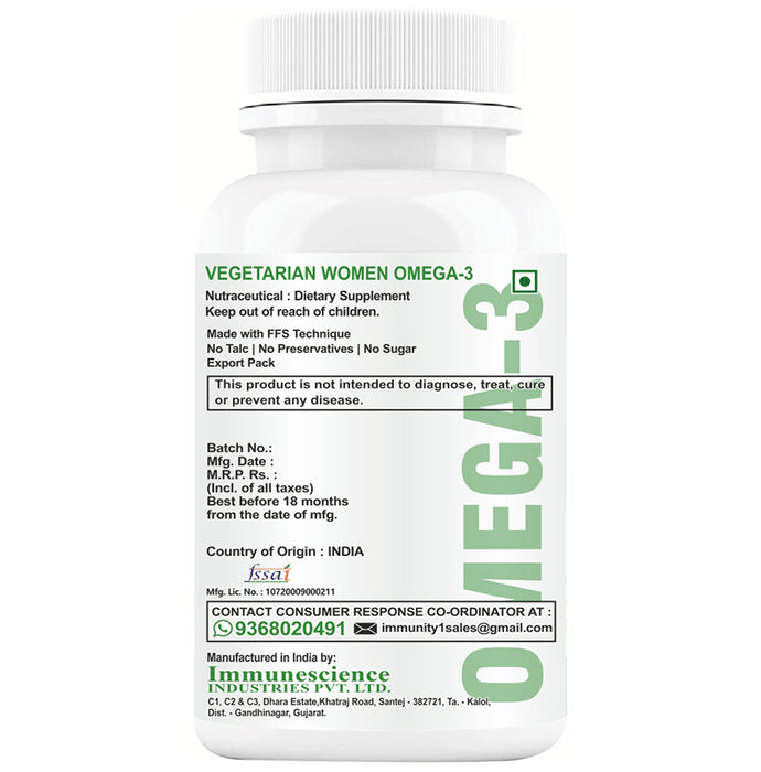 HXN Vegetarian Women Omega-3 Tablet