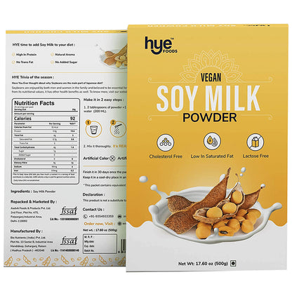Hye Foods Vegan Soy Milk Powder