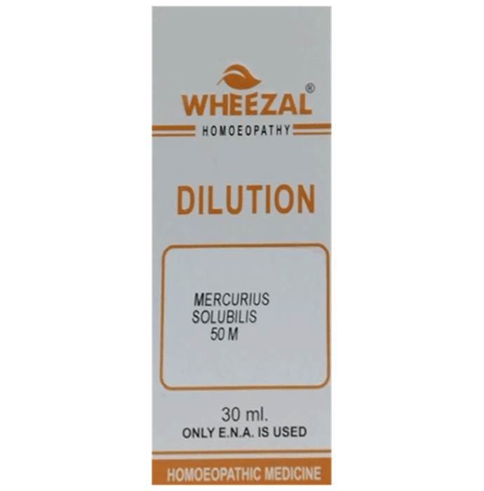 Wheezal Mercurius Solubilis Dilution 50M - Classic Derma