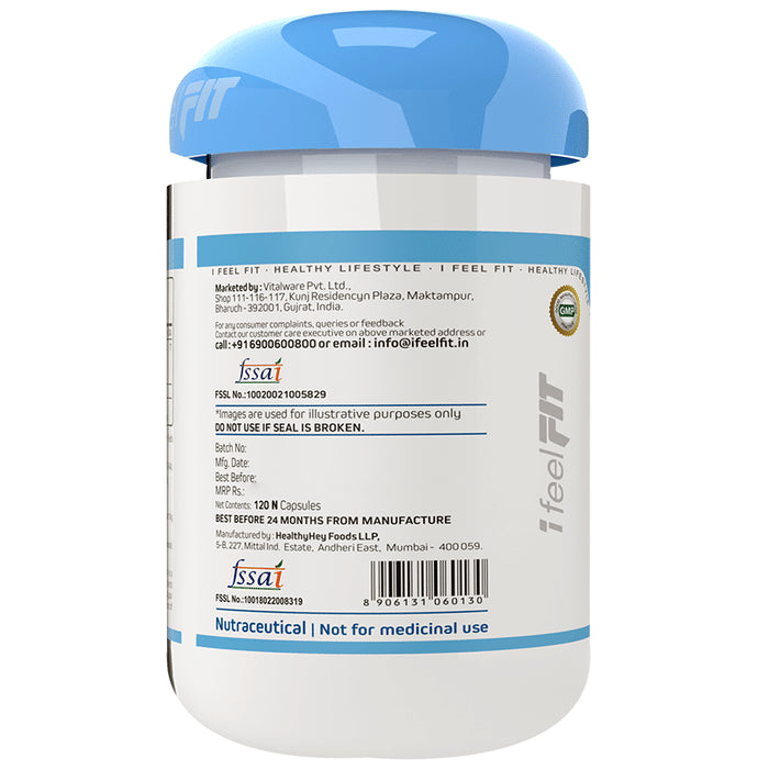 iFeelFIT Natural Fenugreek (Methi Extract 50%) 1200mg Veg. Capsule