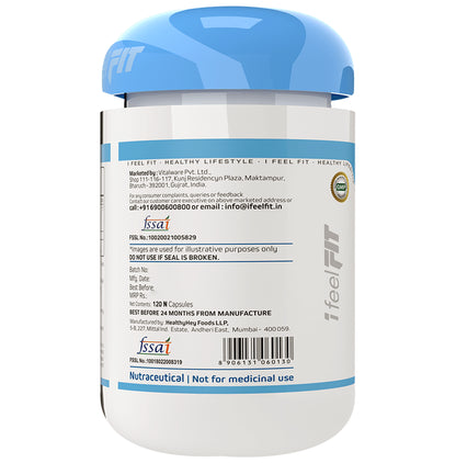 iFeelFIT Natural Fenugreek (Methi Extract 50%) 1200mg Veg. Capsule