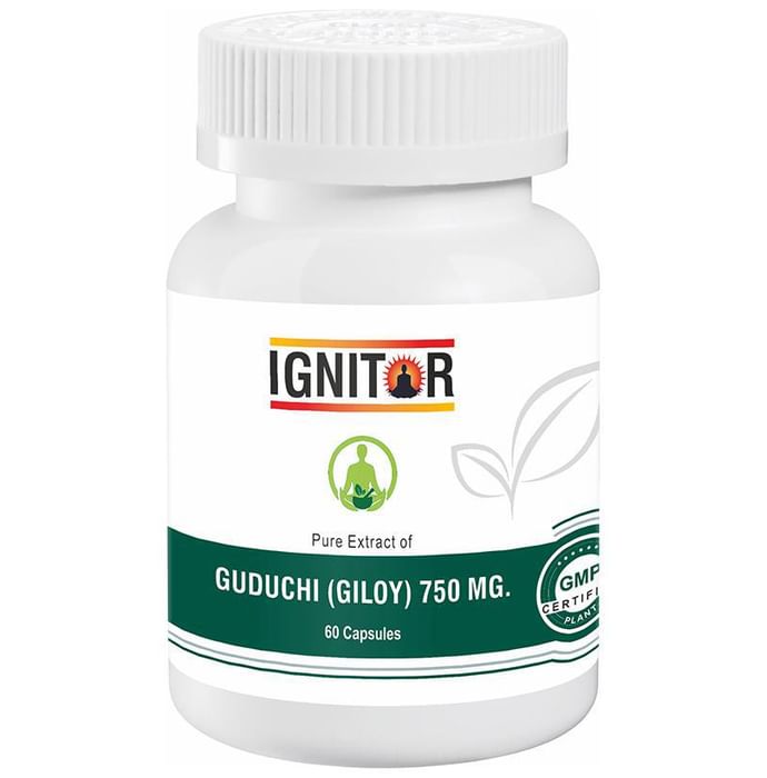 Ignitor Guduchi (Giloy) 750mg Capsule - Classic Derma